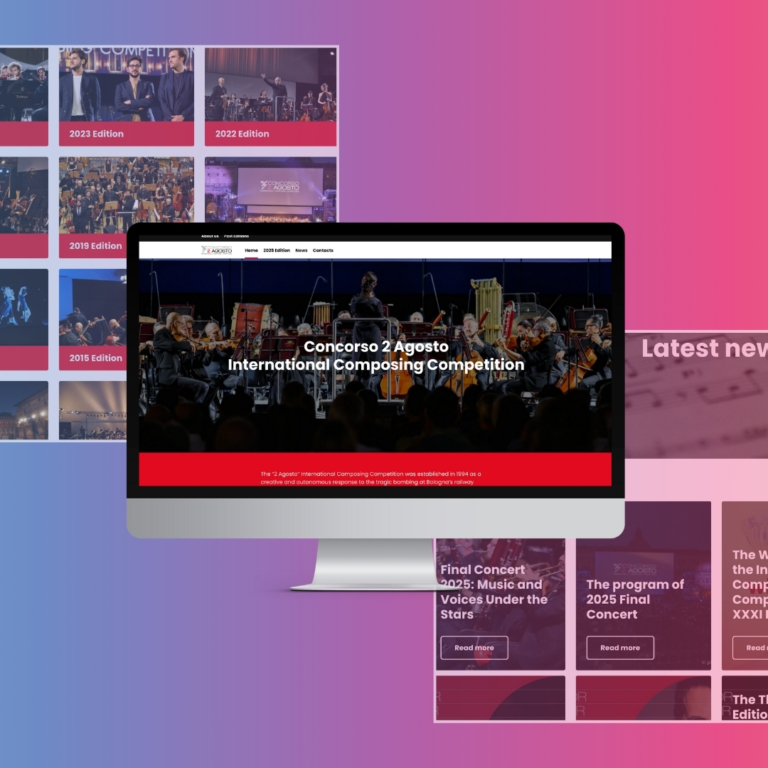 Nuovo sito per il Concorso Internazionale di Composizione “2 Agosto”