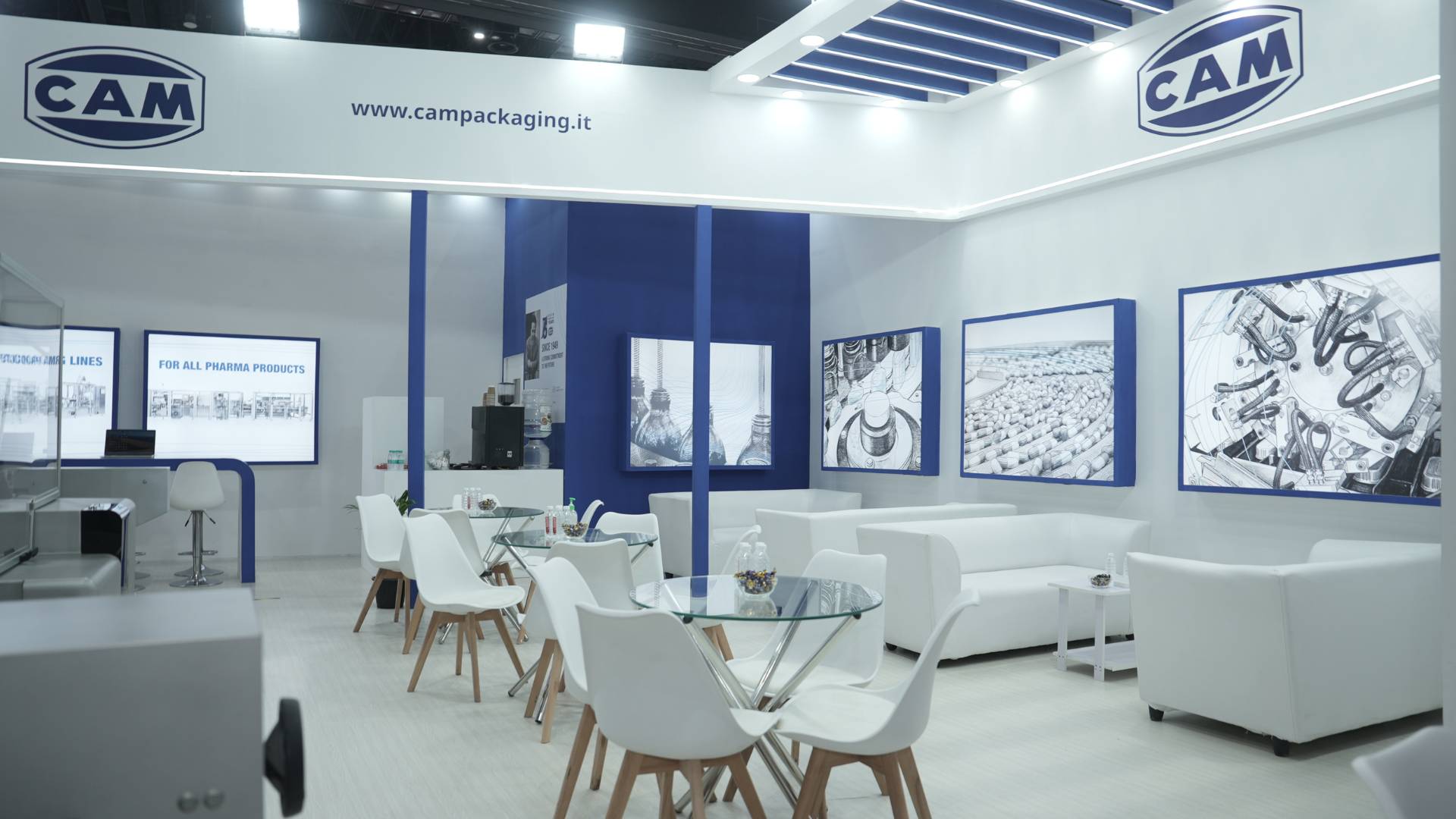 Stand fieristici CAM - INDIA - dettaglio