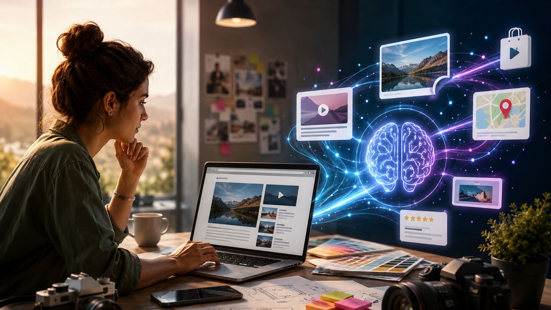 creare contenuti web nell'era dell'AI
