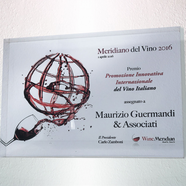 Ci hanno premiato per la prima edizione de “Il Meridiano del Vino” 2016
